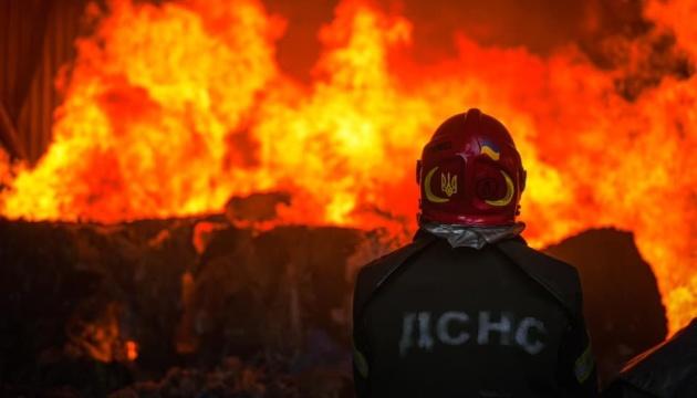 In Cherkasy, a fire broke out at a furniture factory due to the crash of a Russian drone.