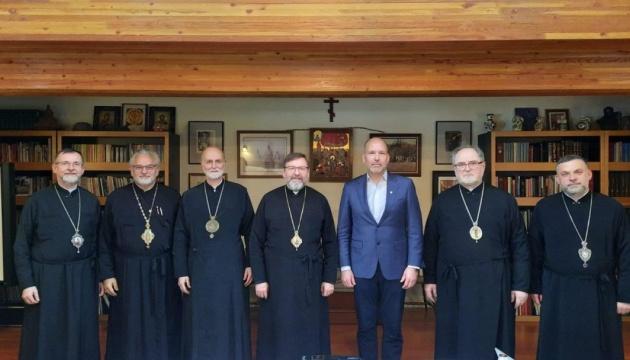 The President of the Ukrainian World Congress participated in the meeting of the Permanent Synod of the Ukrainian Greek Catholic Church.